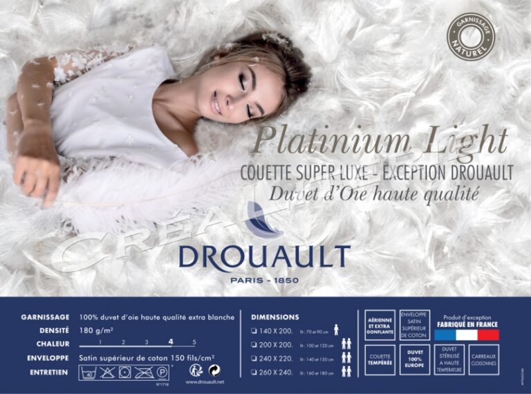 couette drouault platinium light duvet oie naturel par drouault 07