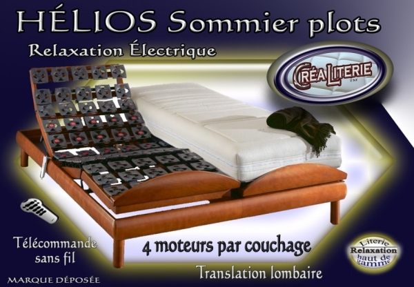 Ensemble Literie Féroé / Hélios relaxation Électrique dos reculant