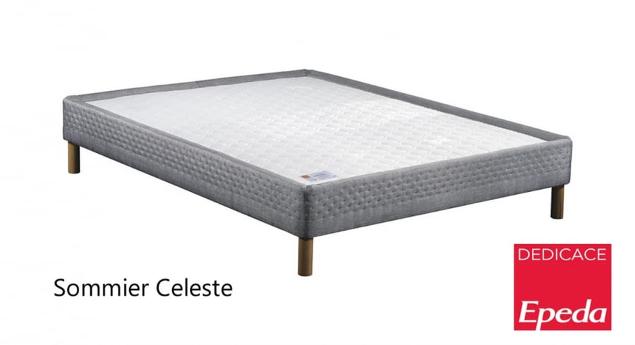 Sommier lattes cadre bois Celestin - Matelas Gepo