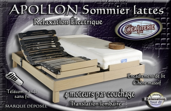 Ensemble Literie Féroé / Apollon relaxation Électrique dos reculant