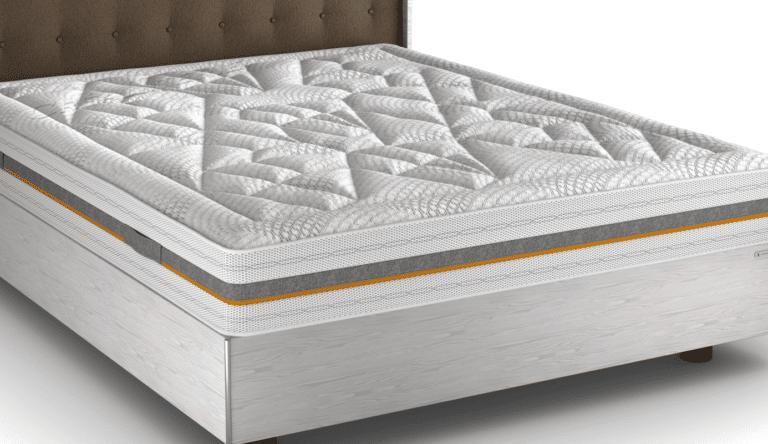 matelas andré renault angelina 24 cm, latex perforé à 20% d'origine naturelle fabriqué en france