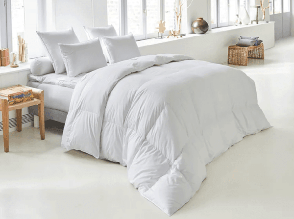 couette drouault platinium light 180 g/m² en duvet d'oie haute qualité extra blanc fabriquée en france