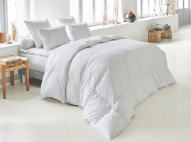 couette drouault platinium light 180 g/m² en duvet d'oie haute qualité extra blanc fabriquée en france