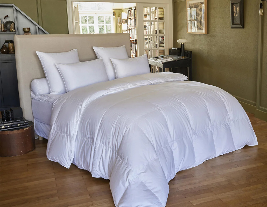 La couette duvet de luxe, selon Drouault