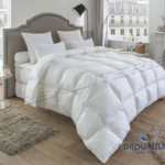 couette drouault népal 4 saisons 150 + 230 g/m², en duvet de canard traité anti acariens proneem® fabriquée en france.