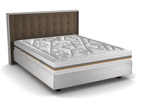 matelas andré renault angelina 24 cm, latex perforé à 20% d'origine naturelle fabriqué en france