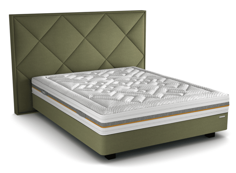 matelas andré renault carolina 26 cm, elastorem soja trioform 60kg/m3, 7 zones de confort fabriqué en france