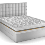 matelas andré renault léticia 24 cm, latex à 85% d'origine naturelle avec technologie trioform fabriqué en france