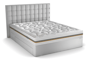 matelas andré renault léticia 24 cm, latex à 85% d'origine naturelle avec technologie trioform fabriqué en france