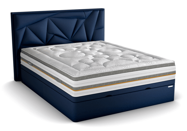 matelas andré renault maya 31 cm, ressorts ensachés miniaturisés + elastorem soja fabriqué en france