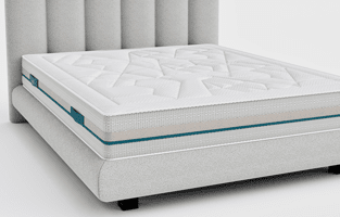 matelas andré renault angelina 24 cm, latexair à 20% d'origine naturelle fabriqué en france