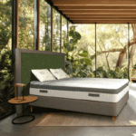 matelas biotex bio tempo, mousse mémoire de forme mémaura ultra aérée + haute résilience soja, fabriqué en france