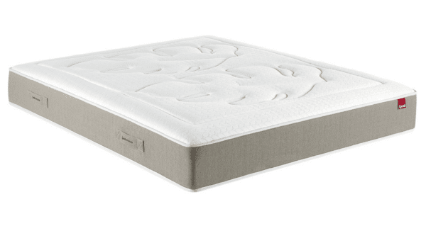 matelas Épéda Éolis 27 cm, ressorts ensachés multi air + 2,5 cm de mémoire de forme, 3 zones de confort