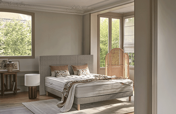 matelas Épéda gaya 31 cm ressorts ensachés multi air 5 zones de confort fabriqué en france