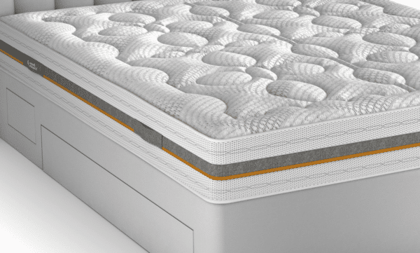 matelas andré renault léticia 24 cm, latex à 85% d'origine naturelle avec technologie trioform fabriqué en france