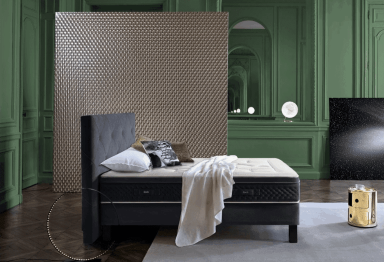 matelas Épéda dédicace perséides 33 cm ressorts ensachés multi air confort moelleux fabriqué en france