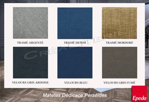 matelas Épéda dédicace perséides 33 cm ressorts ensachés multi air confort moelleux fabriqué en france