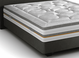 matelas andré renault sara 28 cm, confort moelleux, mousse à mémoire de forme, Élastorem soja fabriqué en france