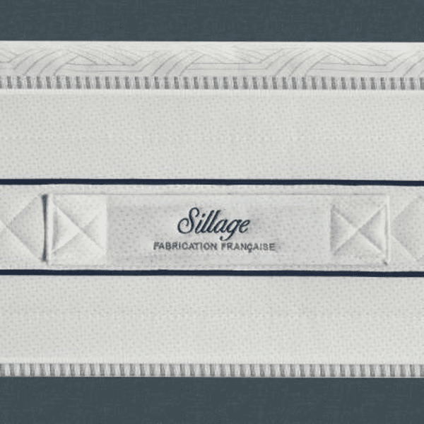 matelas tréca sillage 26 cm suspension pullman capitonnage intégral fabriqué en france