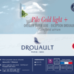 oreiller drouault pilo gold light fibre creuses siliconée quallofil® premium, gonflant aerien fabriqué en france