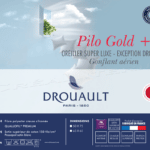 oreiller drouault pilo gold super luxe fibre creuses siliconée quallofil® premium, gonflant aerien fabriqué en france