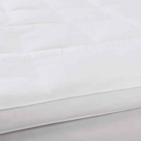 surmatelas drouault palace naturel 1020 g/m² en duvet de canard supérieur fabriqué en france