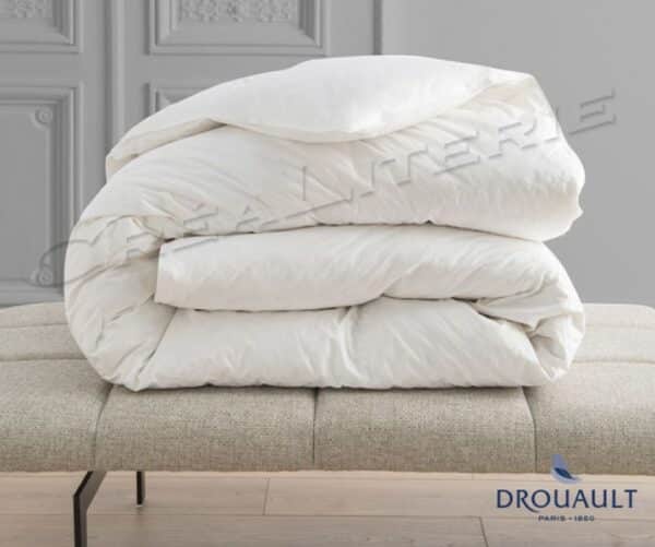 Couette  Drouault Astrale 300 g/m² naturel, en Duvet extra gonfland de canard blanc Fabriquée en France. – Image 3