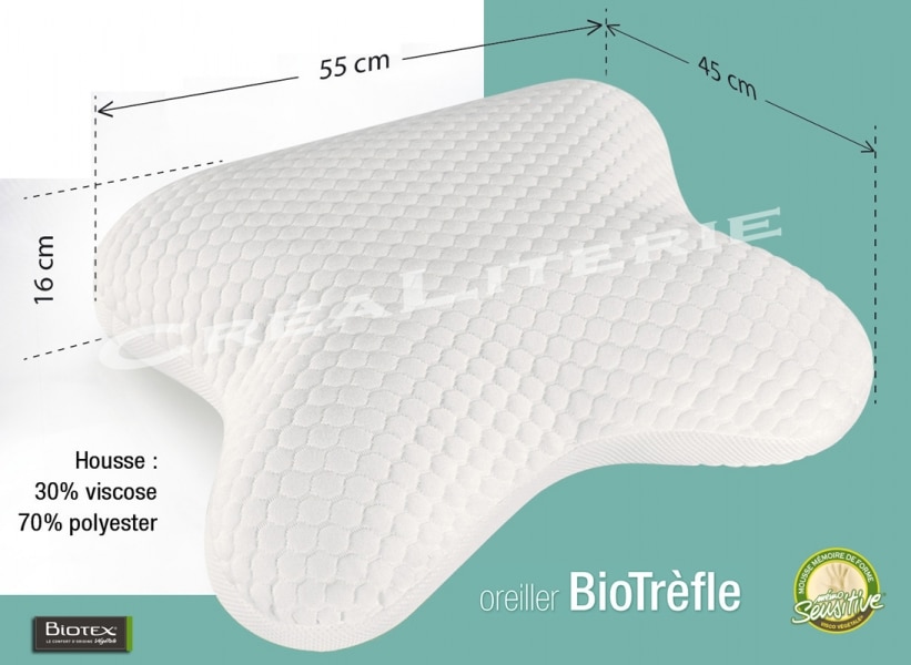 Oreiller anti ronflements Ergoform Biotex