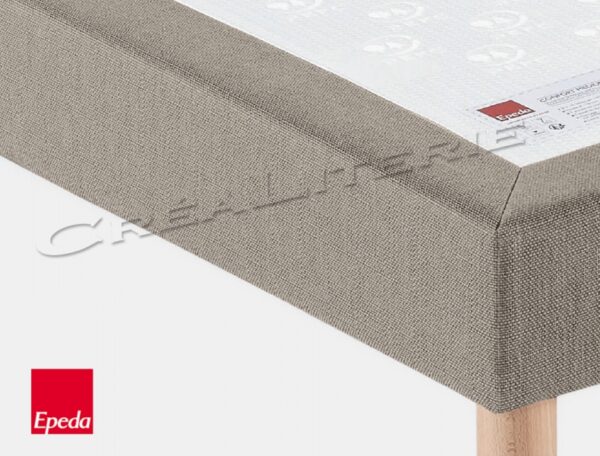 Sommier Épéda Bruyère 16 cm Lattes Multiplis confort Médium, 3 zones de confort Fabriqué en France – Image 2