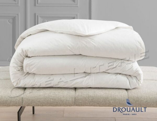 Couette  Drouault Coton Biologique 350 g/m², Duvet de canard et oie recyclés housse Coton biologique Fabriquée en France. – Image 7