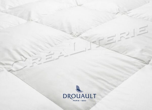 Couette  Drouault Coton Biologique 350 g/m², Duvet de canard et oie recyclés housse Coton biologique Fabriquée en France. – Image 3