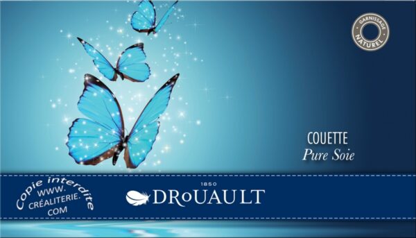 Couette DROUAULT SOIE Naturelle été luxe 200 g/m² en soie de Mulberry – Image 2