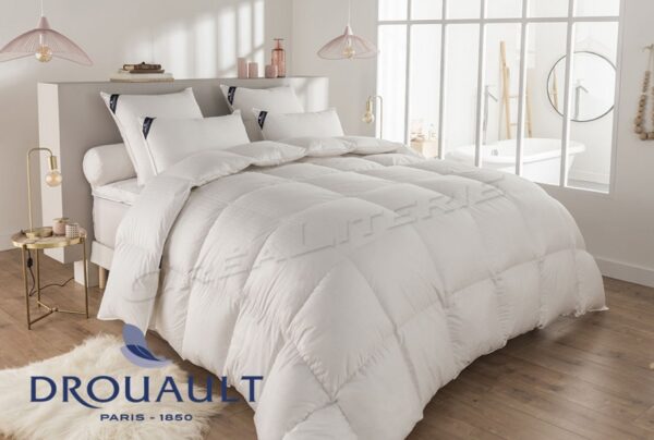 Couette Drouault Platinium 250 g/m² en duvet d'Oie haute qualité extra blanc Fabriquée en France – Image 3