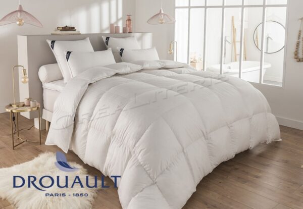 Couette Drouault Platinium Light 180 g/m² en duvet d'Oie haute qualité extra blanc Fabriquée en France – Image 7