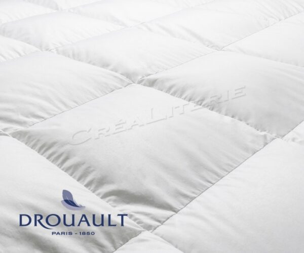 Couette Drouault Platinium Light 180 g/m² en duvet d'Oie haute qualité extra blanc Fabriquée en France – Image 4