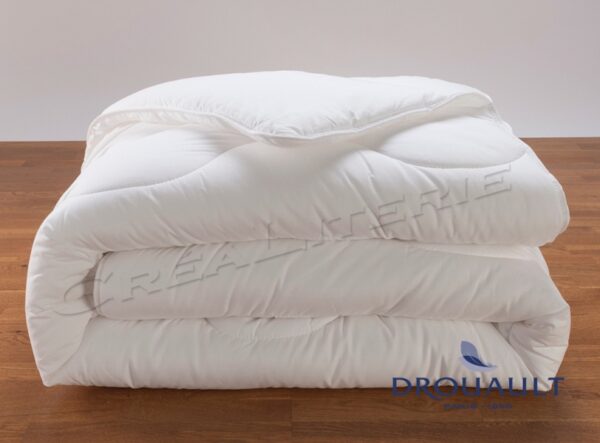 Couette Drouault Volga 400 g/m² fibre polyester creuse siliconée extra gonflante Fabriquée en France – Image 3