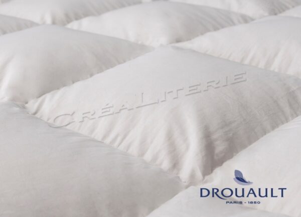 Couette  Drouault Méribel 350 g/m² naturelle, en Duvet de canard et oie traité anti-acariens Proneem® Fabriquée en France. – Image 4