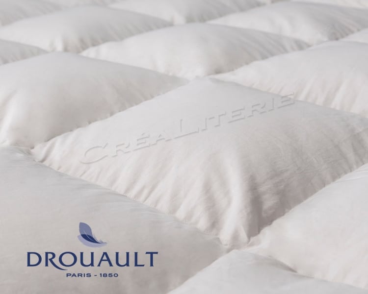 Couette Drouault Platinium 250 g/m² en duvet d'Oie haute qualité extra  blanc Fabriquée en France - Crealiterie