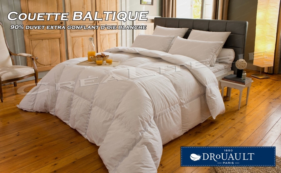 Couette 90% duvet d'oie, Couette naturelle