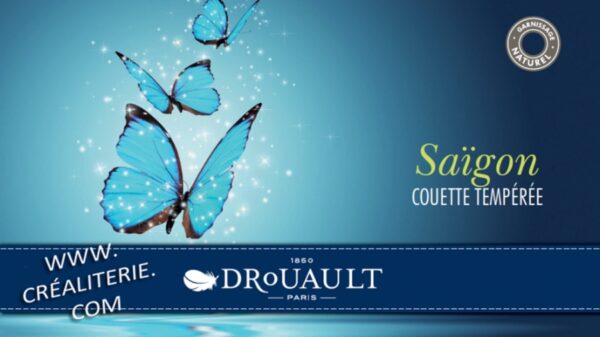 Couette Drouault Soie Saïgon 360 g/m² Soie Naturelle en Coccon de soie Sauvage – Image 2