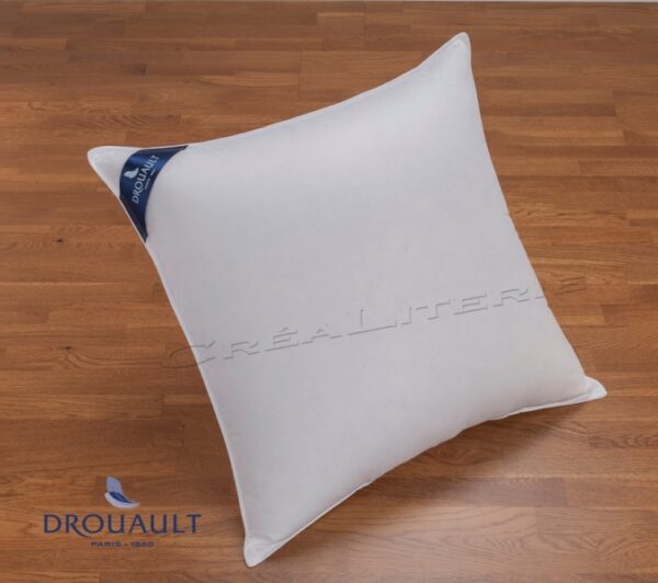 Oreiller Drouault Sublime  naturel, en Duvet d'oie housse Micro Tencel Fabrication Française – Image 2