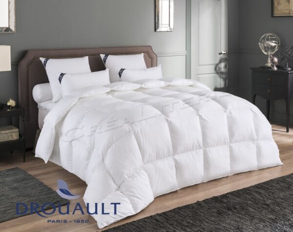 Couette Drouault Sublime 200 g/m² naturel, en Duvet d'oie Haute Qualité housse Micro Tencel Fabrication Française – Image 2