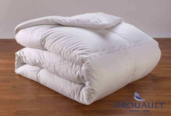 Couette  Drouault Méribel 350 g/m² naturelle, en Duvet de canard et oie traité anti-acariens Proneem® Fabriquée en France. – Image 3