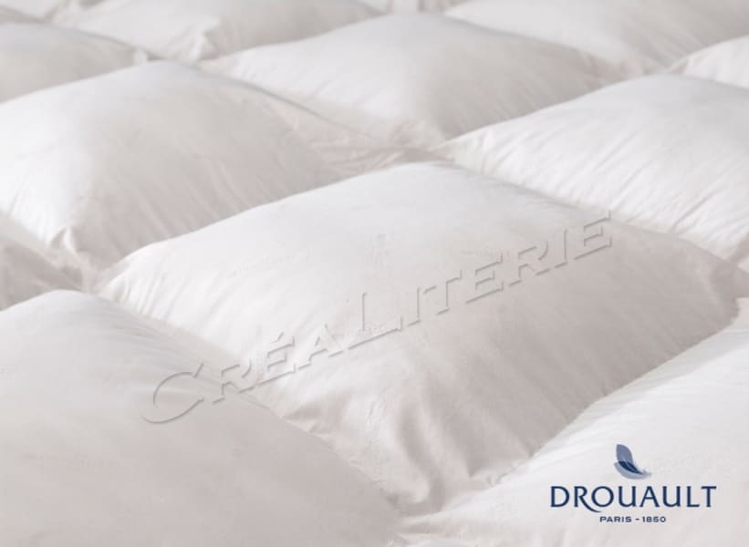 Couette Drouault Népal 4 Saisons 150 + 230 g/m², en Duvet de canard traité  anti-acariens Proneem® Fabriquée en France. - Crealiterie