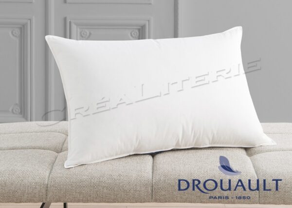 Oreiller Drouault Coton Biologique mi-ferme en duvet Oie et canard Fabriqué en France – Image 3