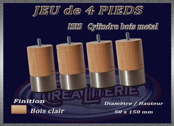 Isis pieds bois + métal