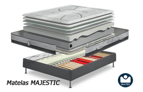 Matelas Bultex Unlimited Majestic 29 cm confort enveloppant mousse nano fabriqué en France – Image 3