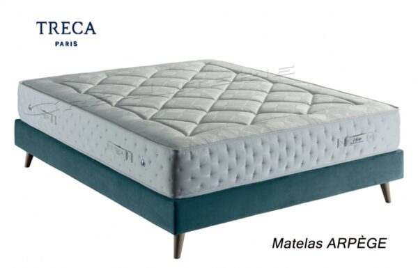 Matelas Tréca Arpège Air Spring® 28 cm ressorts ensachés capitonnage intégral Fabriqué en France – Image 4