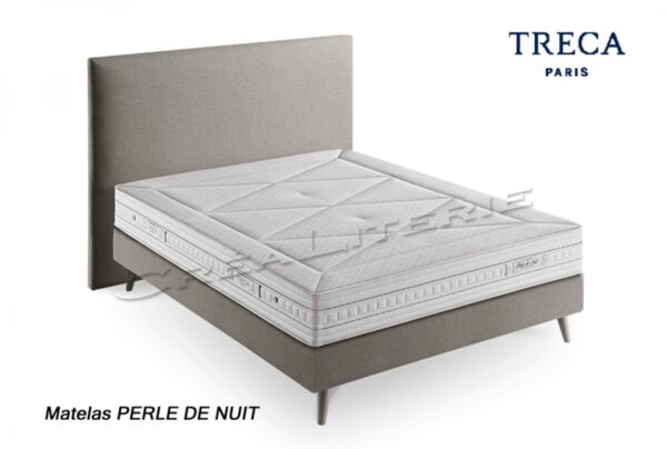 Matelas Tréca Perle de Nuit 26 cm suspension Pullman capitonnage intégral Fabriqué en France – Image 5