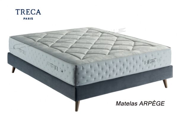 Matelas Tréca Arpège Air Spring® 28 cm ressorts ensachés capitonnage intégral Fabriqué en France – Image 5